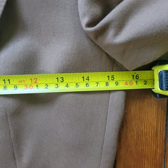 Vintage Aquascutum Camel Blazer, sz XS - Picture 7 of 17